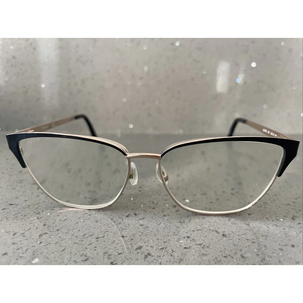 GUESS GU2795 001 Black Gold Womens Cat Eye Full Rim Eyeglasses Frames 54-14-140